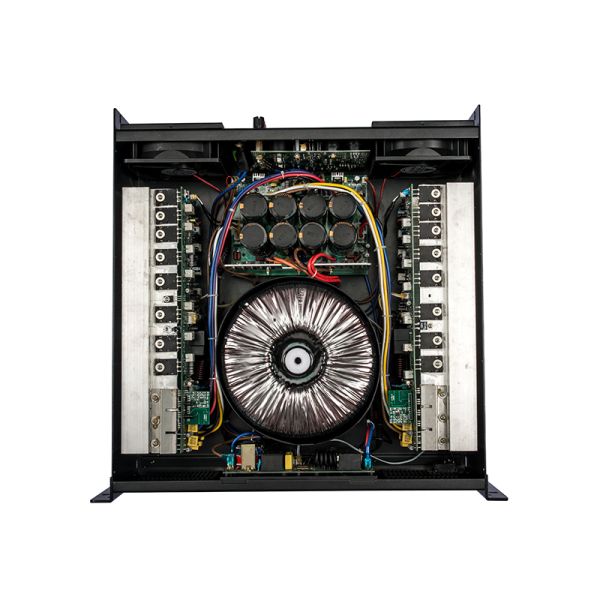 Dual channel Professional Power Amplifier 1100 watt 3U hight 8 pair