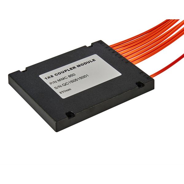 Quality High Stability Optical Plc Splitter 850nm MMC Multimode Optical Fiber Coupler Module for sale