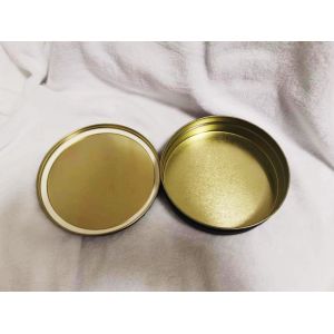 Wholesale Vacuum Empty Caviar Tin Can Food Grade Packaging 500ml with matte black inside gold from china suppliers