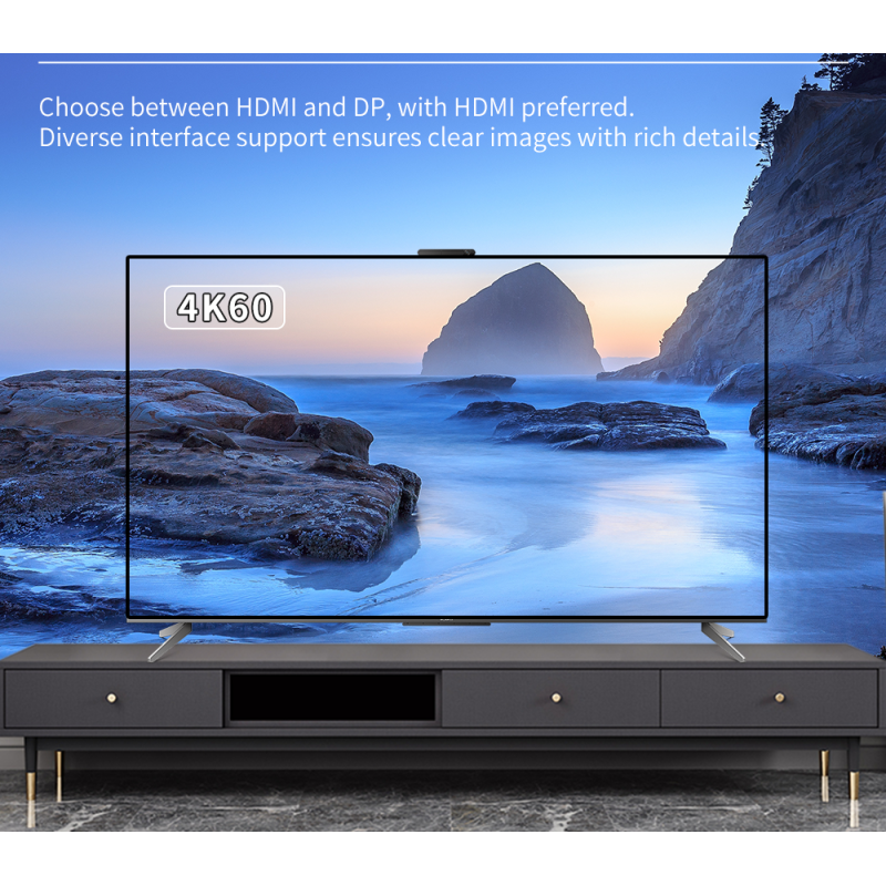 4K60 Video Wall Controller with 16 Window Seamless Switching and 4X4 Segmentation for Multi-Screen Display