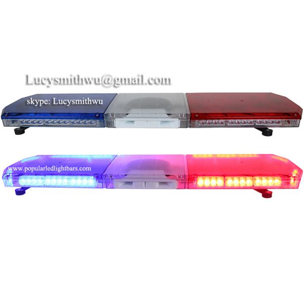 1W 48'' super bright LED warning LED lightbar with speaker , Puentes de luces