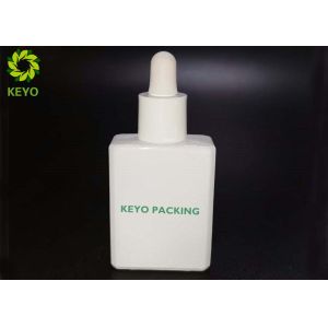 15ML Rectangular Glass Empty Essential Oil Bottles With Bulb Dropper