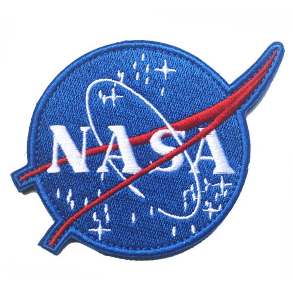 Quality NASA Patches Polyester Custom Woven Patches Embroidered For Garment for sale