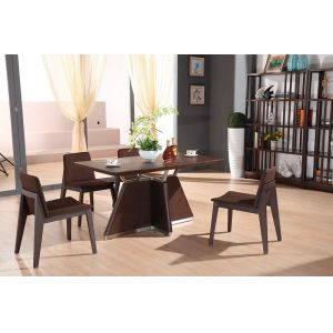 China luxury rectangle MDF dining table with metal leg on sale