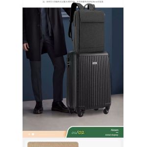 Sturdy Unisex Business Suitcase Luxury Hard Shell Carry-on Trolley Luggage with