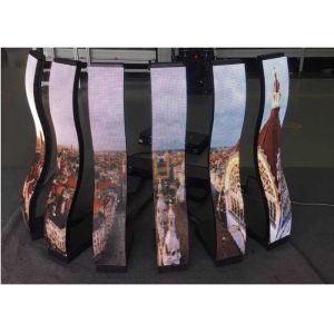 Bendable Indoor LED Poster Display Soft Module HD HUB 20 Pin Interface