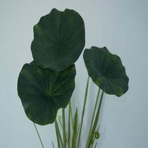 Real Touch PU Lotus, Both Leaves and Flower