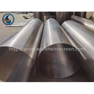 Ss304 Od600mm Johnson Wedge Wire Filter Screen Tube For Hydropower Plants