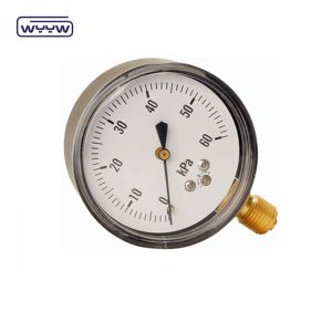 60-100mm CmH2O Capsule Pressure Gauge Manometer 1.6% Accuracy