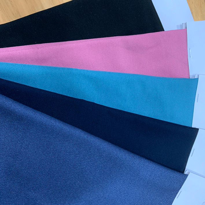 Soft and Durable Brushed Sueded Gaberdine Stretch Bengaline Fabric for Women's Wear