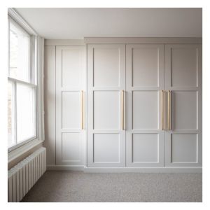 Home Bedroom Set Furniture High End Design Pure White Matte Lacquered Solid Wood