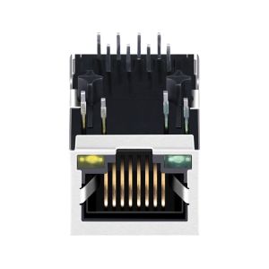 MJF13T45L-KX06B3GY43-0808 Rj45 Modular Jack Integrated Transformer 8p8c