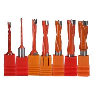 Industrial Cnc Row Drill 3MM - 15MM Numerical Control Router Tools For Wood