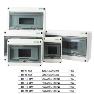 HT-5 8 12 15 18 24 Way Electrical Enclosure Distribution Plastic Switch Box IP65