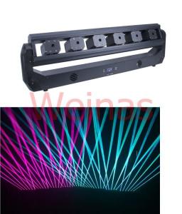 China RGB 3in1 500MW×6PCS 3W Laser Stage Moving Head Laser Effect Light Laser Club Light on sale