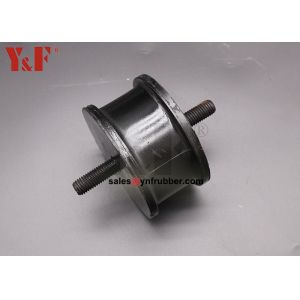 Small Vibration Shock Absorption Mounts Black Round Rubber Mounts