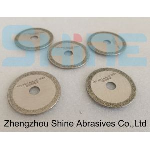 30mm 1F1R Electroplated CBN Grinding And Cutting Wheels Customized