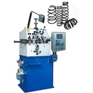 Multifunctional Flat Spring Making Machinery , Advanced CNC Wire Winding