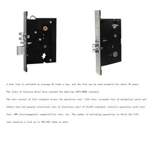 High Efficiency Remote Control Door Lock , Keyless Entry Door Lock Zinc Alloy