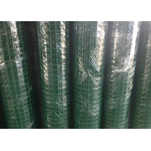 Wholesale Green Hole PVC Wire Mesh Fence Panels Spot Welding For Highway / Warehouse from china suppliers