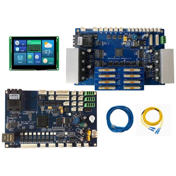 Inkjet printer control system Better Printer TX800 four head network interface