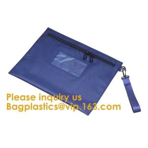 Bank Locking Document Security Bag Deposit Bank Bag Custom Multi Function Cash