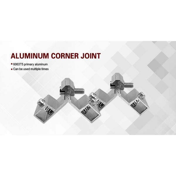 L-Shape 6063-T5 Primary Aluminum Corner Joint for Durable and Solid Window Connections