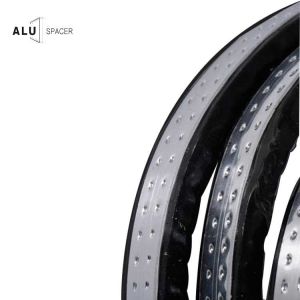 Spacer with Bulty 2021 Hot Sale Double Glass Warm Edge Rubber 6mm Strip Aluminum