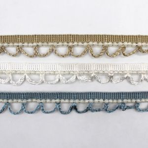 Tassel Polyester Beads Pearl Fringe Trim 2cm