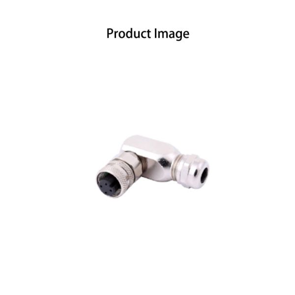 Bett M12 4pin right angle electric power connector IP67 waterproof panel cable connector
