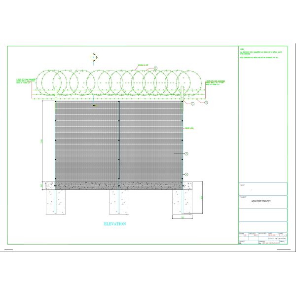 Anti Cut 358 Mesh Fence