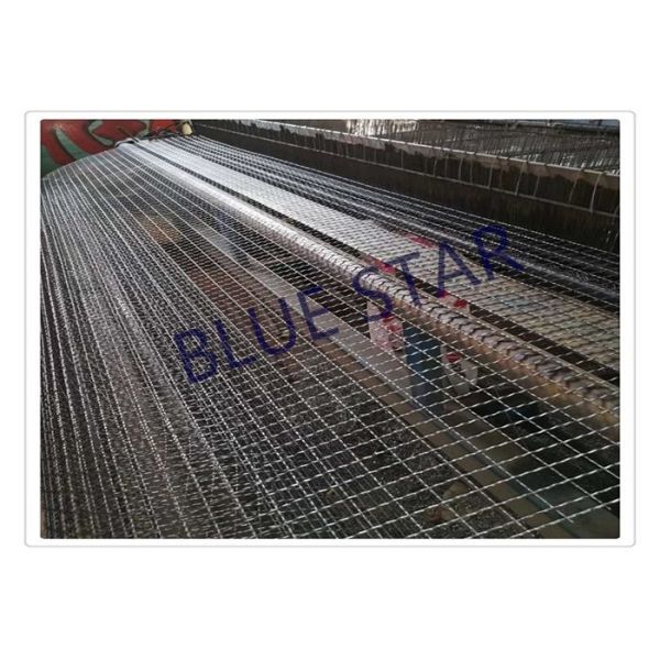 Quality Galvanized / Carbon Steel Wire Mesh Single / Double Intermediate Weave Pattern for sale