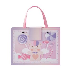 Customized Clothing Folding Packaging Gift Box With Handle