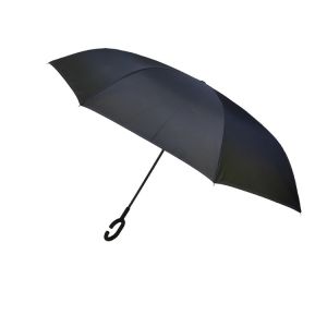Polyester 190T C Hook Upside Down Reverse Umbrella