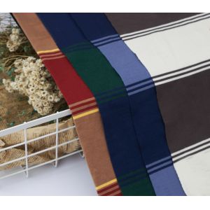 Comfortable And With Good Texture Healthy Soft Striped Knit Fabric For T-Shirt