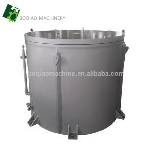 LPG Oil Fired Crucible Furnace , Oil Fired Melting Furnace For Aluminum Alloy