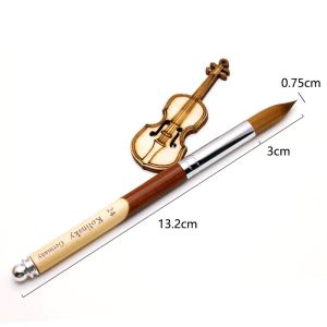 Wholesale Classical Design Kolinsky Acrylic Nail Brush Art With 9 Different Sizes from china suppliers