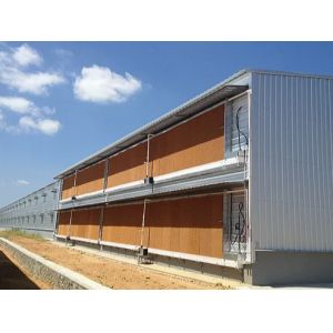 China Metal Prefab Anticorrosion Light Steel Structure Poultry House on sale
