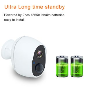 HD 1080p Wireless Ip Security Camera Two Way Audio With Mobile App