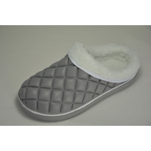 Fuzzy Inside Eva Fur Lined Garden Clog Style Slippers