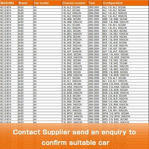 JAPAN Car Model MASUMA Auto Synthetic Fiber Cabin Air Filter 8E0819439 for AUDI