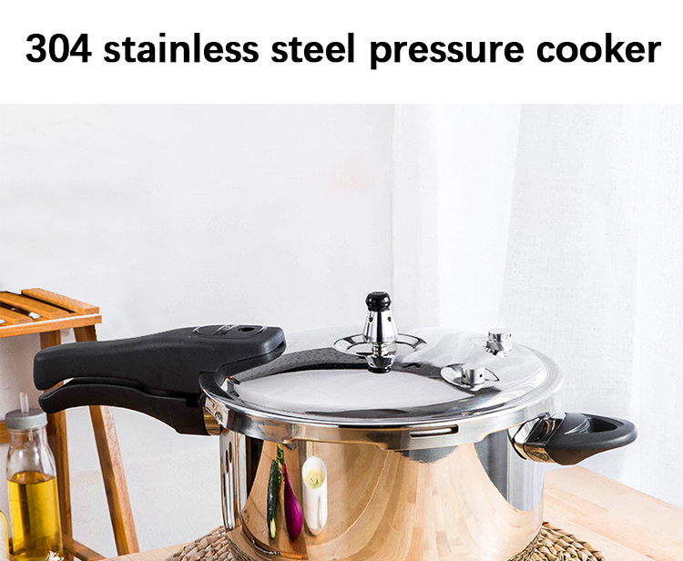 Custom Cookware 304 Stainless Pressure Cooker For Rice Cooking