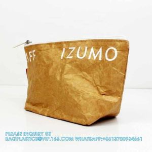 Wholesale Waterproof Large Capacity Dupont Tyvek Makeup Organizer Pouch Trousse Maquillage Cosmetic Bag With Zipper from china suppliers
