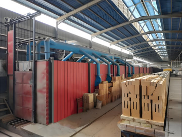 High Temperature Tunnel Kiln Perfect Combination of Drying and Burning Bricks