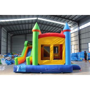 Age Range 8 to 13 Years Customized Color Inflatable Jumps Combo Bouncy Castle