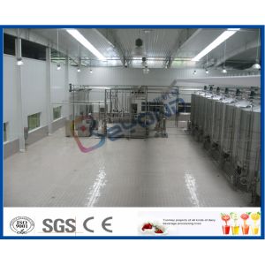 Tubular UHT Sterilizing Mango Processing Line With Aseptic Filling Machine