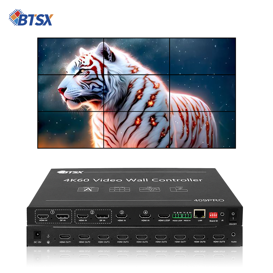 LCD LED TV Video Wall Controller Processor Bitvisus RACK PIP Seamless Switching