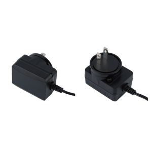 Universal Voltage Black Wall Adapter 12V Output Overload Protection