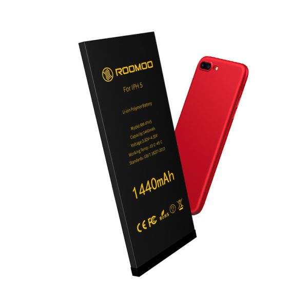 1440mAh Capacity Apple Iphone 5 Battery 100% Cobalt With Double IC