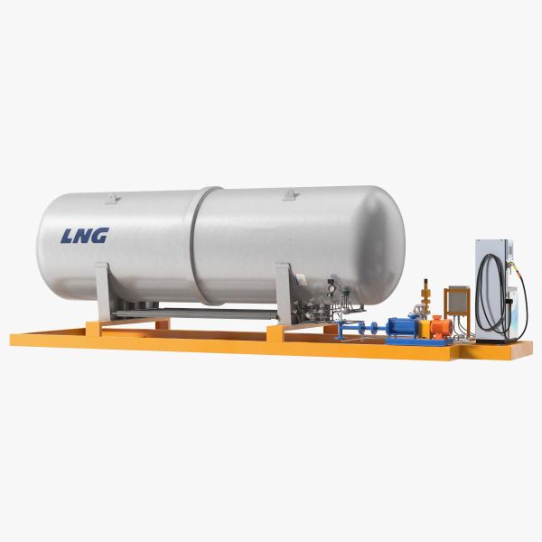 Precise LCD Display LNG Gas Fuel Dispenser 1% Accuracy -40\u00b0C To 50\u00b0C